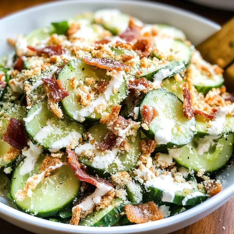 Cucumber Caesar Salad