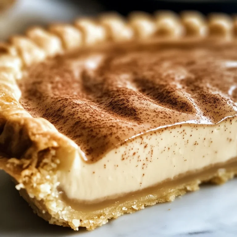 Espresso Custard Pie