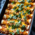 Ground Turkey Black Bean Enchiladas