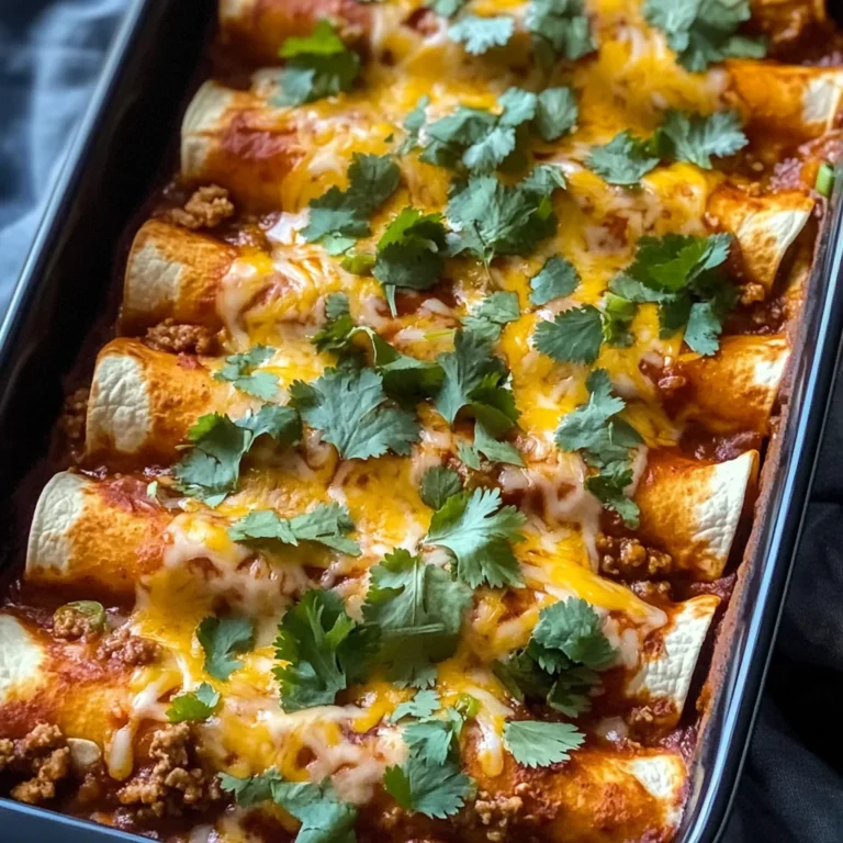 Ground Turkey Black Bean Enchiladas