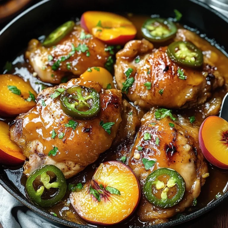 Jalapeno Peach Chicken