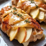 Maple Glazed Apple and Brie Stuffed Chicken