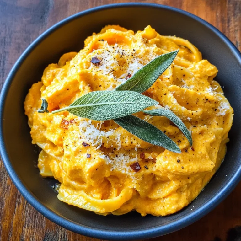 Pumpkin Alfredo with Sage
