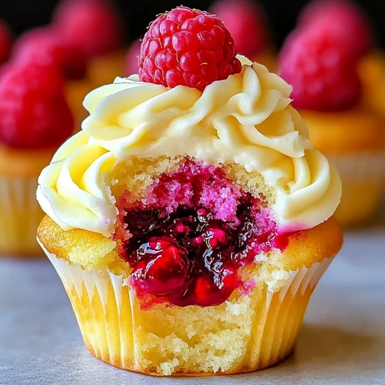 Raspberry Lemon Heaven Cupcakes