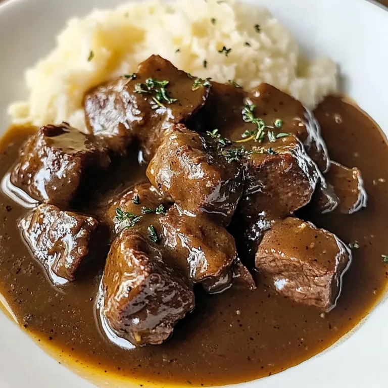 Sirloin Tips in Gravy – Easy Halal Beef Dinner Recipe