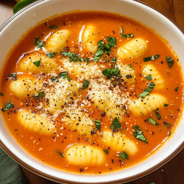 Tomato Gnocchi Soup